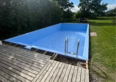 Jälkeen: Uima-altaan pinnoitus